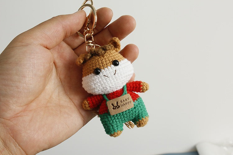 Christmas Animals Keychain