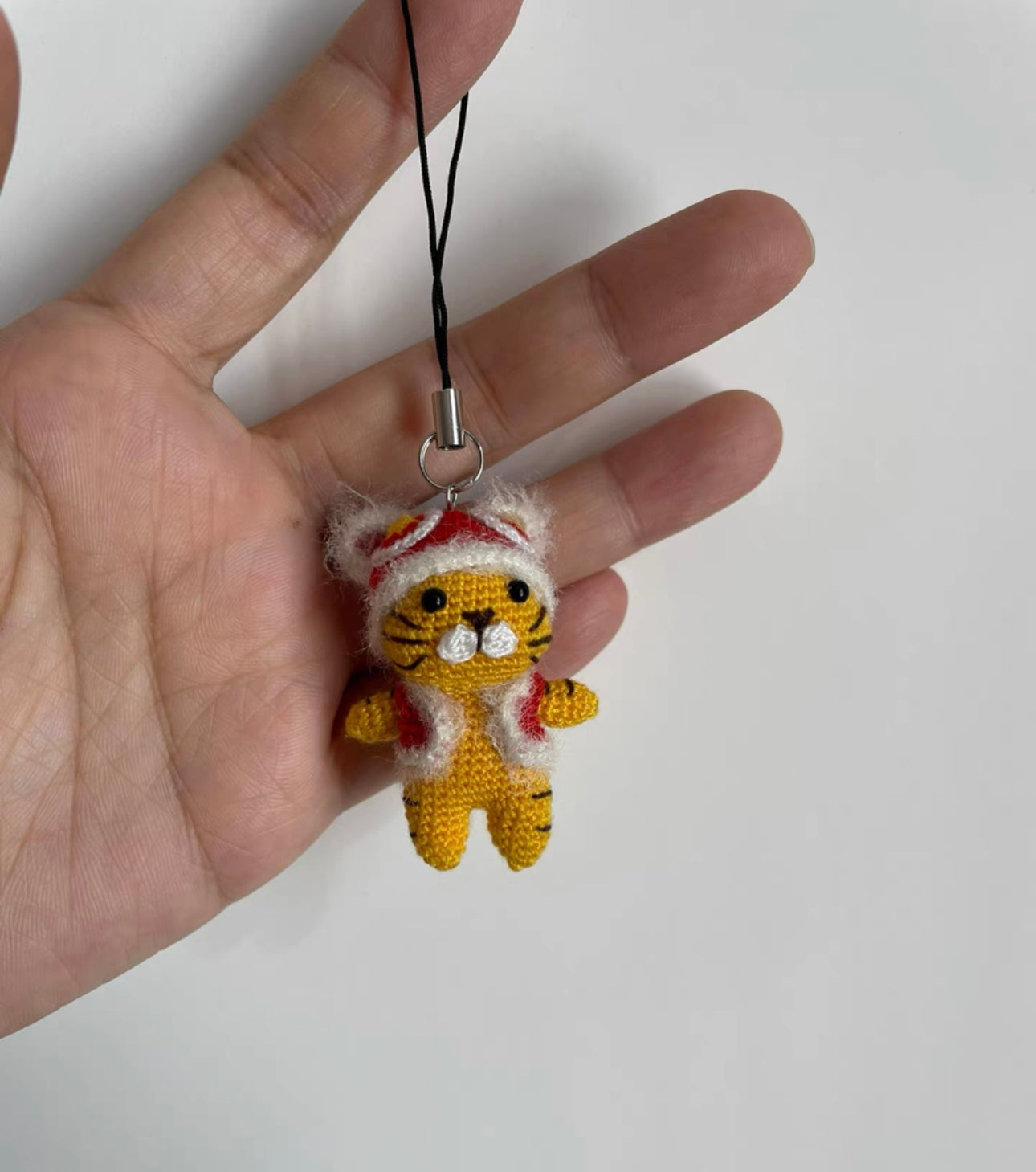 Crochet Tiger with Waist Coat /Micro Crochet