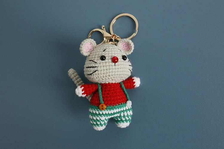 Christmas Animals Keychain
