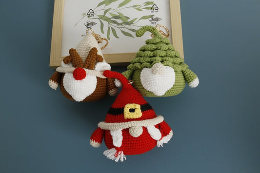 Christmas Santa/Deer/Elf Keychain