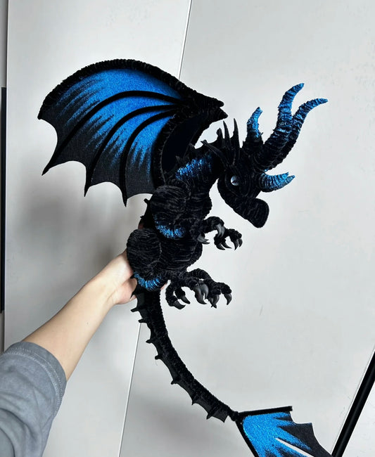 Big Dragon(Twist Stick+Wire+Nonwoven Fabric+Plastic Clay)