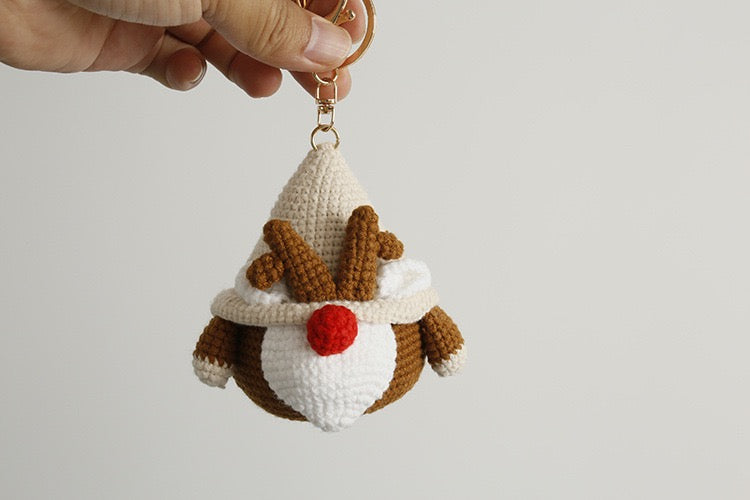 Christmas Santa/Deer/Elf Keychain