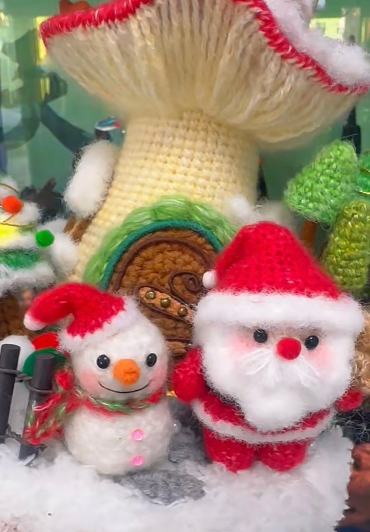 Crochet Christmas House/Santa/Snowman/Night Lamp