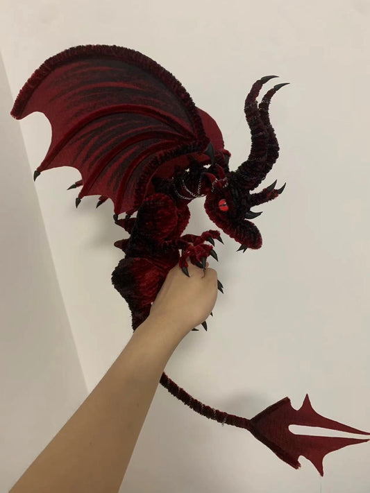 Big Dragon(Twist Stick+Wire+Nonwoven Fabric+Plastic Clay)